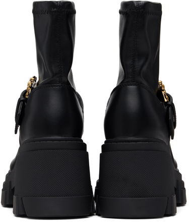 Tenisky a topánky Versace Sophie Baroque Buckle Boots Čierna | E79VA3S80_E71570, 1