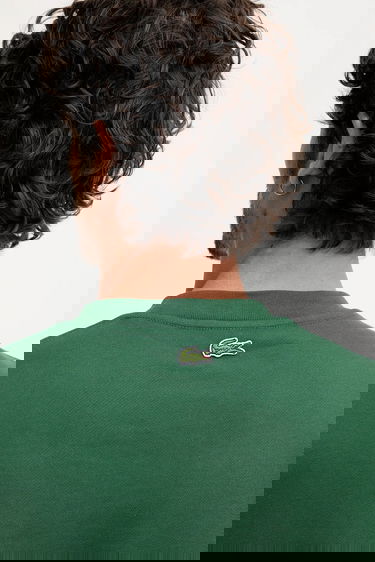 Mikina Lacoste Tennis Heritage Embroidered Sweatshirt Zelené | SH5888, 4