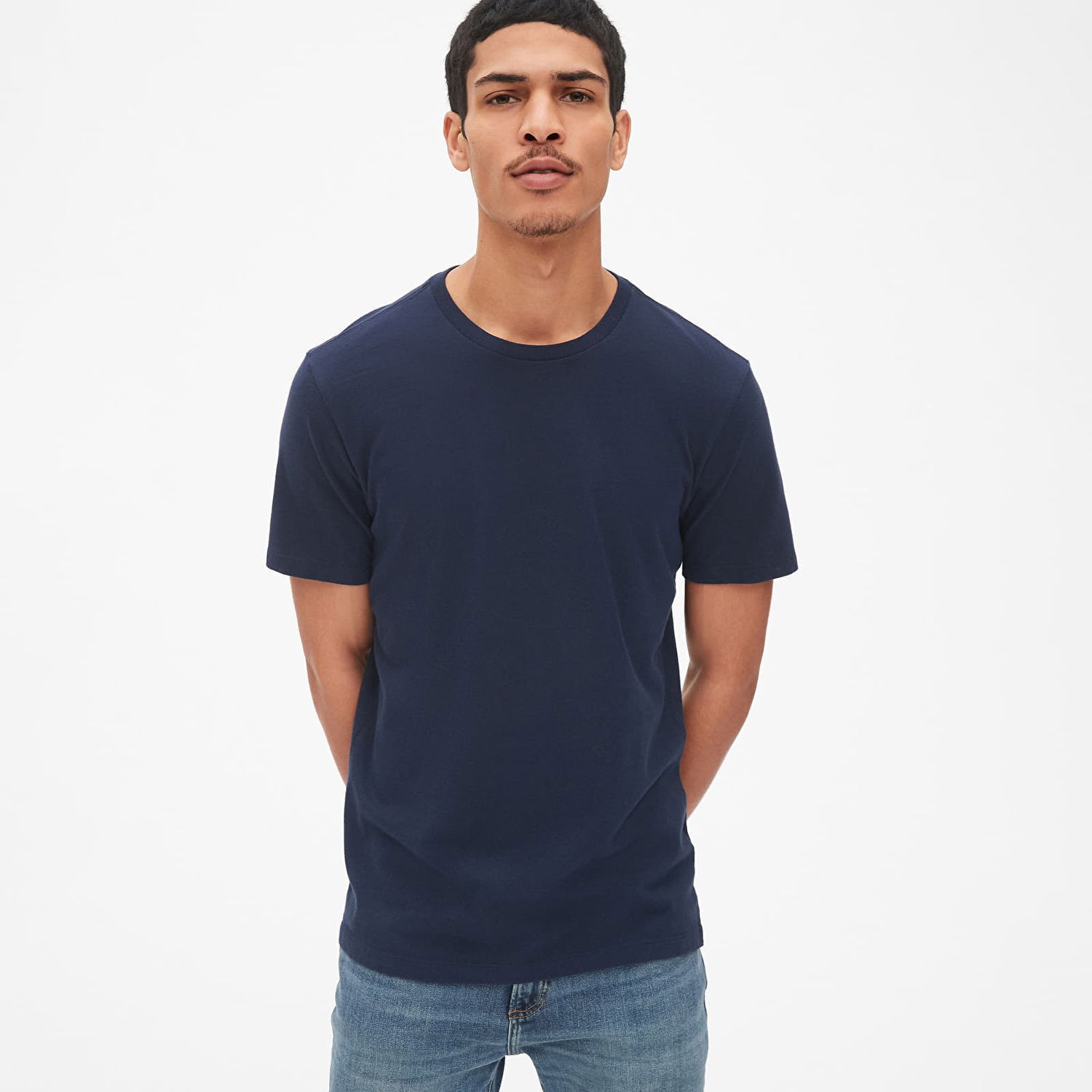 Tričko GAP Basic Tee Tapestry Navy Navy | 440775-01, 0