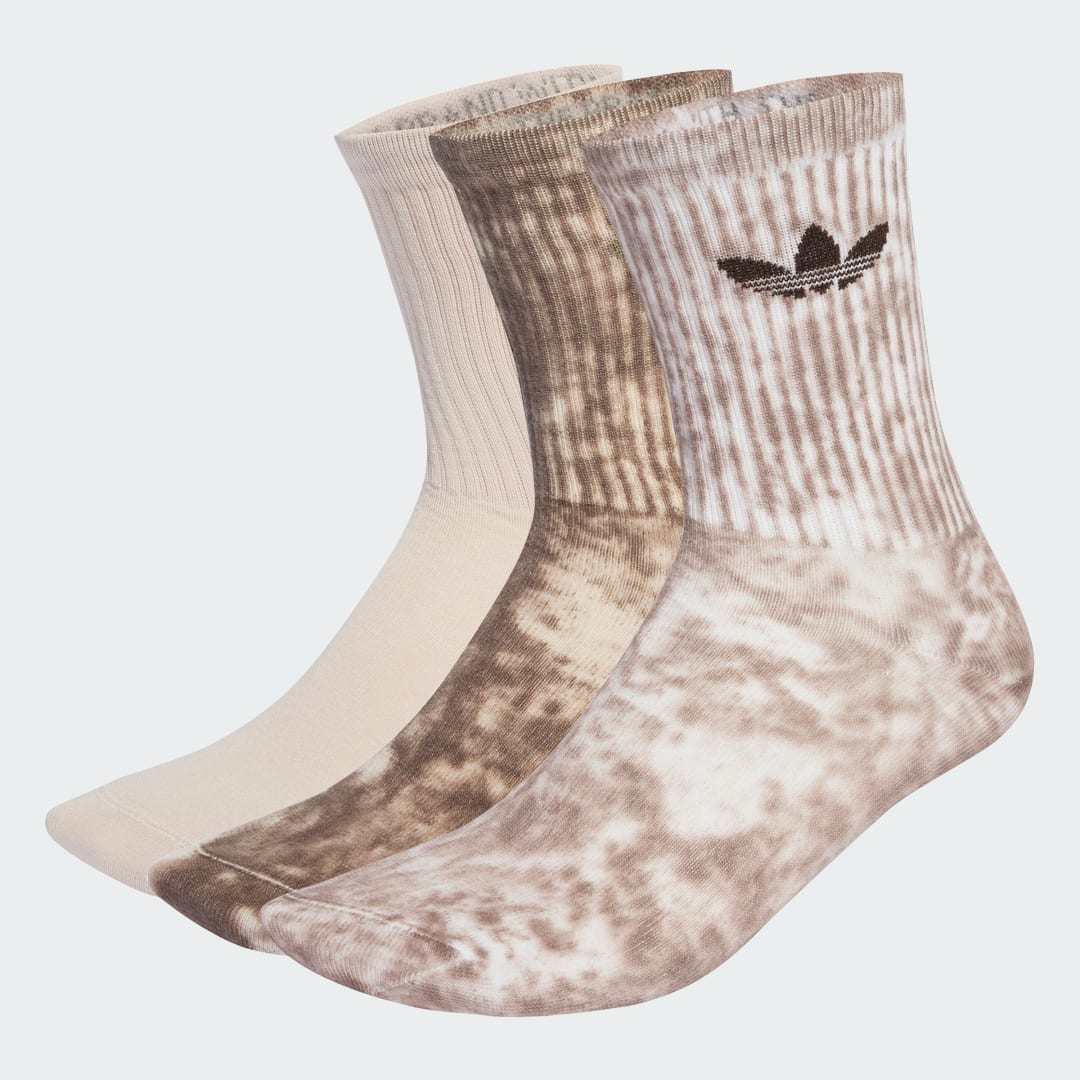 Ponožky adidas Performance Tie Dye Socks 3 Pairs Béžová | JY0237, 0