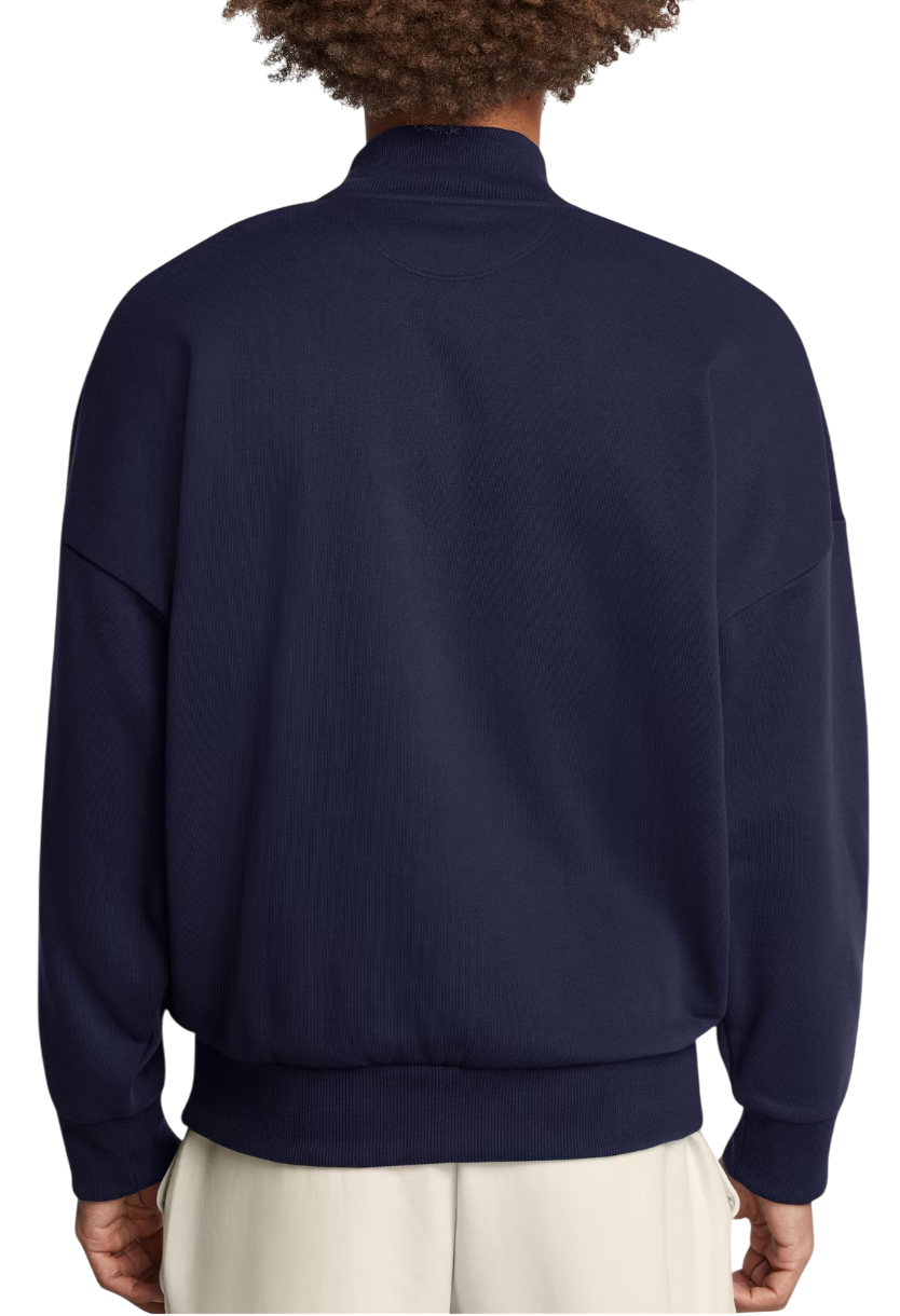 Mikina Under Armour Terry Half-Zip Sweatshirt Navy | 1386550-410, 1