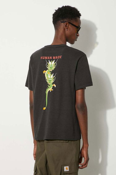 Tričko Human Made Graphic T-Shirt With Print Čierna | HM27TE012, 4