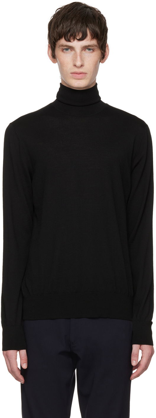 Black Wool Turtleneck