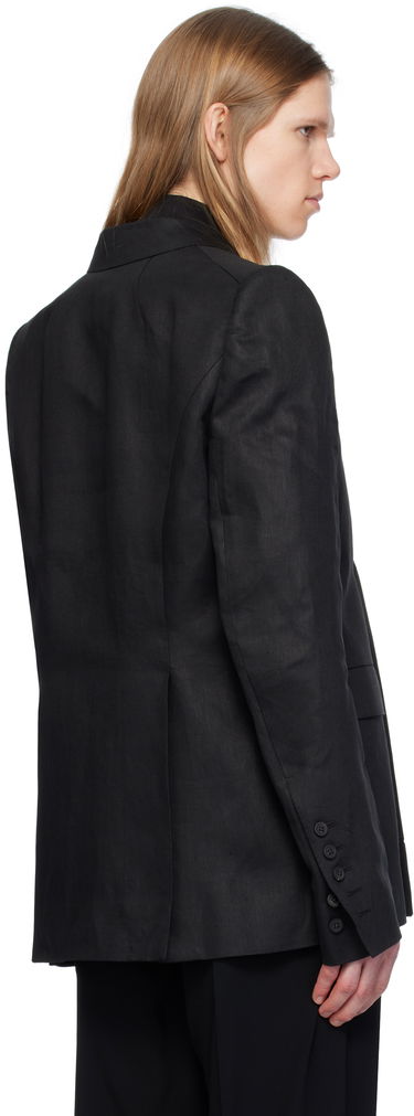 Bunda Rick Owens Rick Owens Hollywood JMF Double-Breasted Blazer Čierna | RU01E5732 TWL, 2