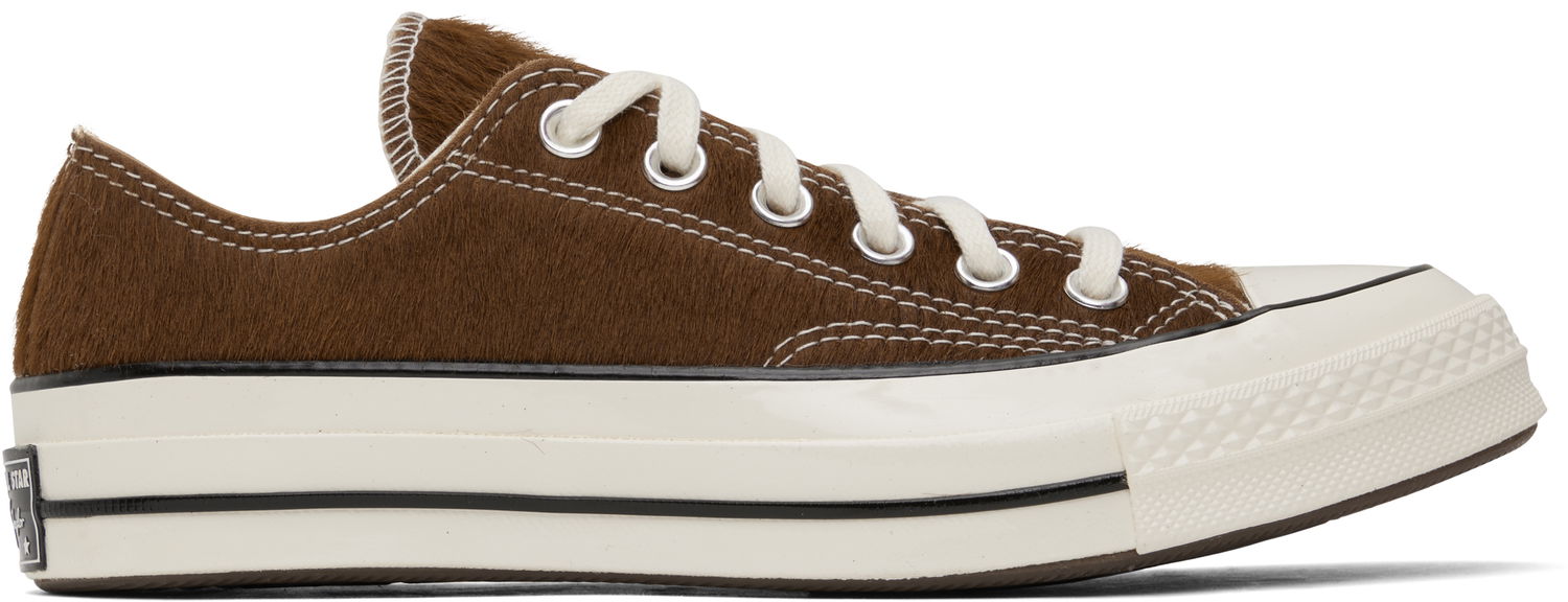Tenisky a topánky Converse Chuck 70 Premium Leather Hnedá | A13837C, 0