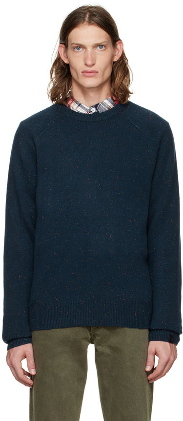 Sveter rag & bone Harlow Crewneck Sweater Modrá | MBS22F030CC30, 0