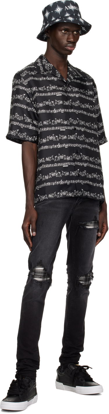 Košeľa AMIRI AMIRI Jazz Band Print Shirt Čierna | AMSTCA1106, 3
