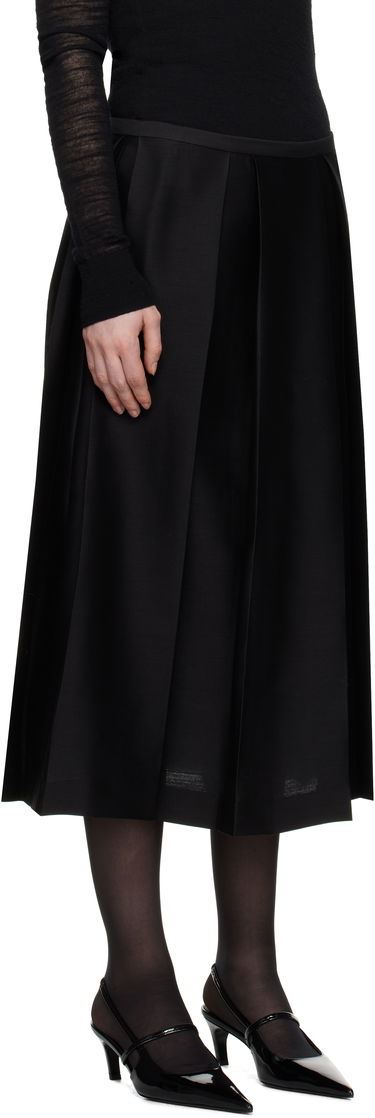 Sukňa TOTEME TOTEME Twinflower Pleated Midi Skirt Čierna | 251-WRB0273-FB0324, 1