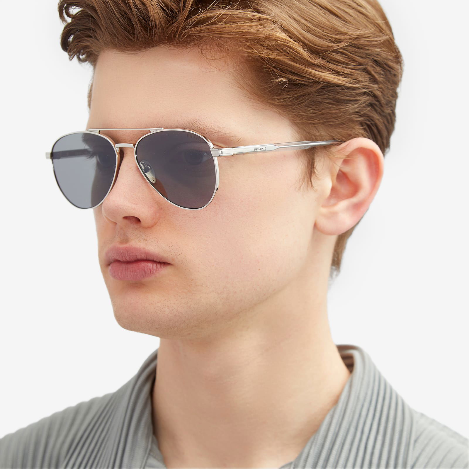 Silver & Dark Grey A58S Sunglasses