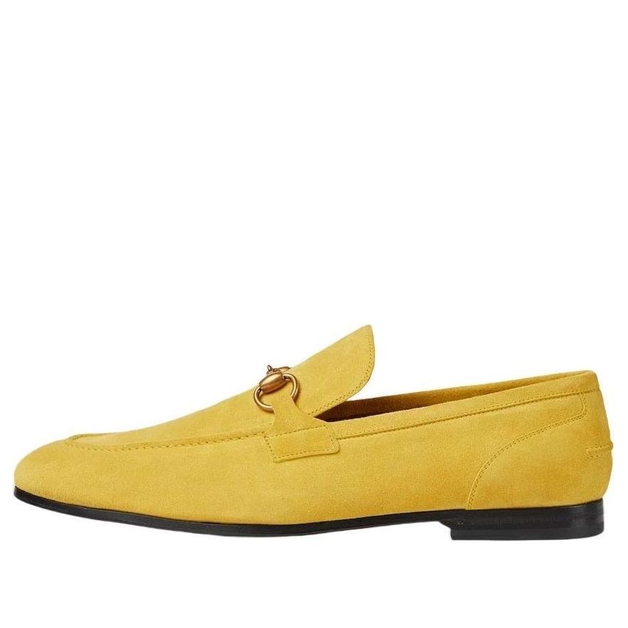 Tenisky a topánky Gucci Gucci Jordaan Suede Loafer Žltá | 406994-CH000-7120, 0