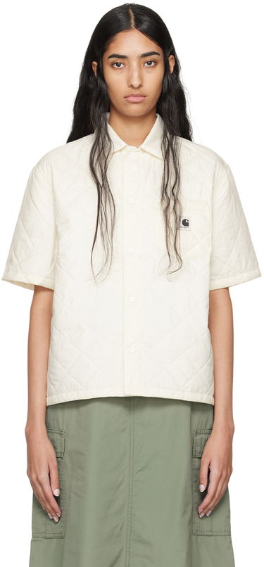 Košeľa Carhartt WIP Short Sleeve Quilted Shirt Béžová | I034364 D6XX, 0