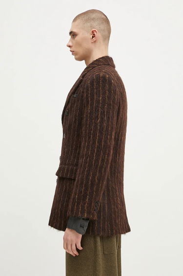 Kabáty Martine Rose Double Breasted Short Coat Hnedá | 328WT02702, 1