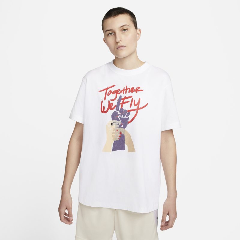 Tričko Nike Swoosh Fly T-Shirt Biela | DR2595-100, 0