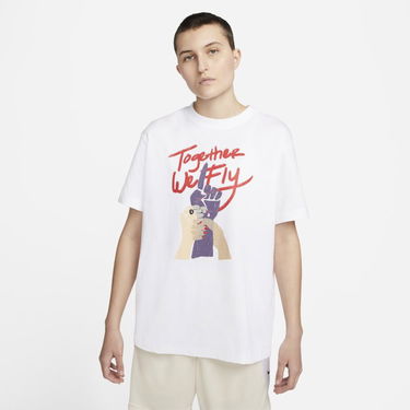Tričko Nike Swoosh Fly T-Shirt Biela | DR2595-100, 0