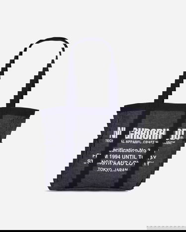 Tote bag Neighborhood NEIGHBORHOOD Denim Tote Bag Navy | 252TQNH-CG03 INDIGO, 1