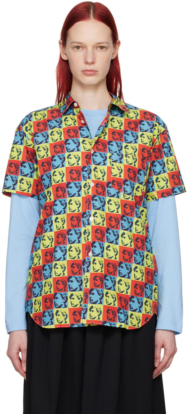 Košeľa Comme des Garçons Multicolor Andy Warhol Print Shirt Rôznofarebný | FM-B022-051, 0