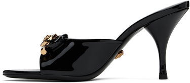 Starostlivosť o obuv Versace Versace Opera Bow Patent Heeled Sandals Čierna | 1018239_D2VE_1B00V, 2