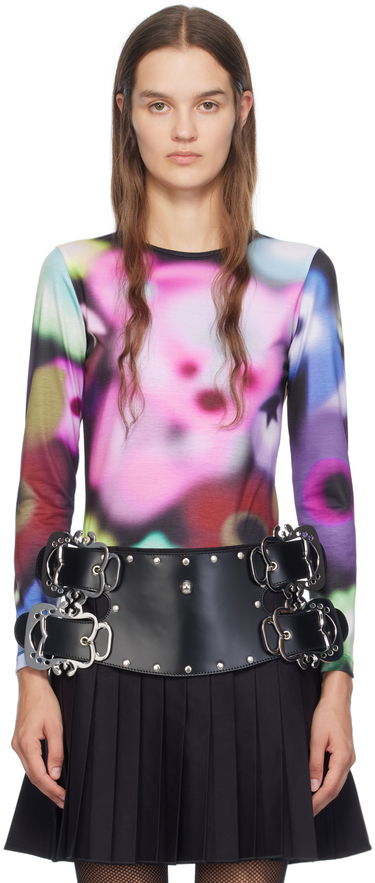 Opasok Chopova Lowena Airbrush Bear Long Sleeve T-Shirt Čierna | 2261, 0