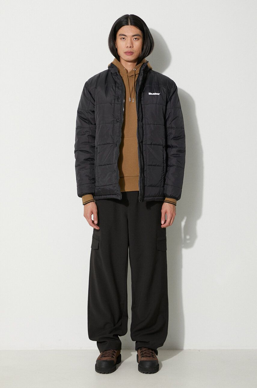 Prešívaná bunda Butter Goods Grid Puffer Jacket Čierna | BGQ3233404, 1