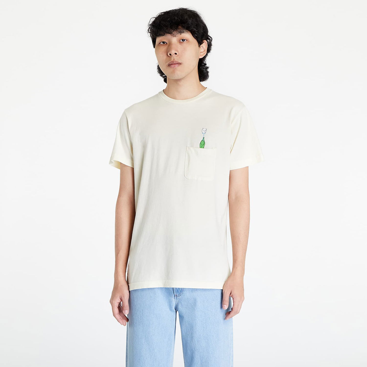 Tričko RIPNDIP St Pocket Tee Biela | RND9578, 1