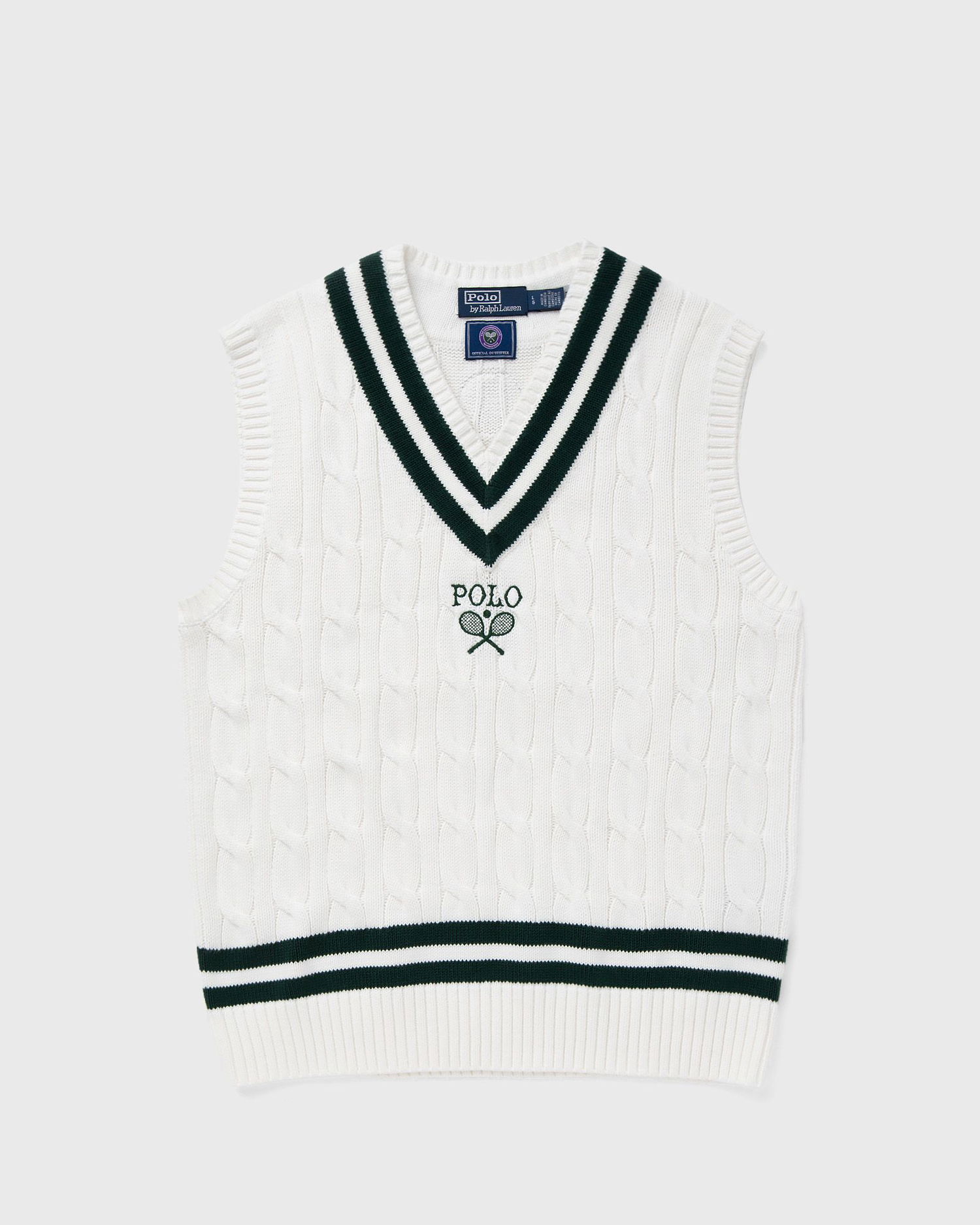 Sveter Polo by Ralph Lauren SLEEVELESS VEST Biela | 710939623001, 0
