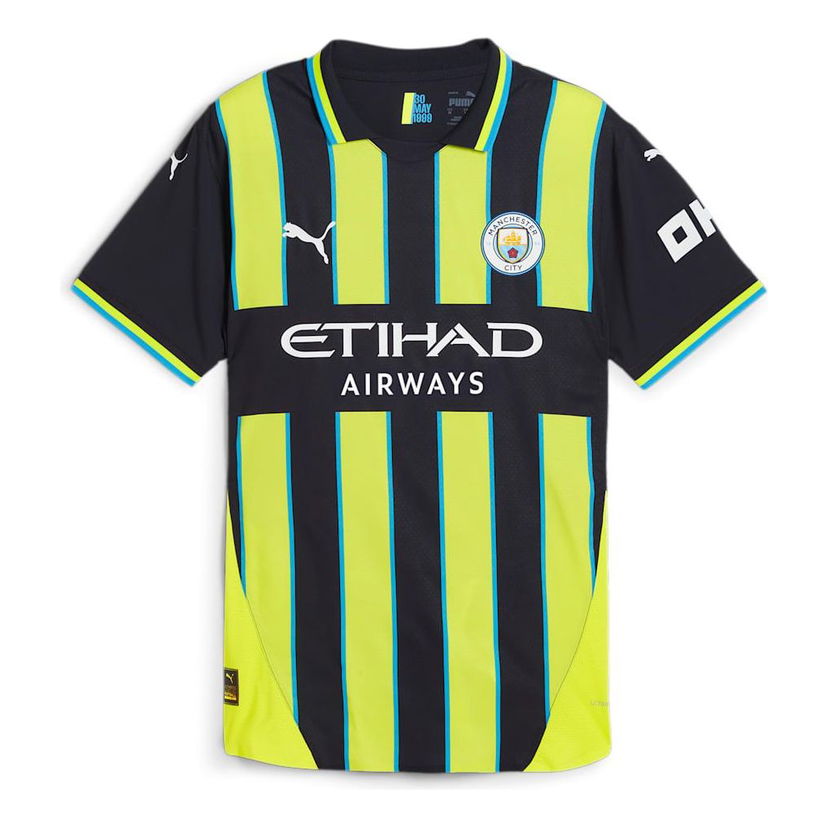 Dres Puma Manchester City 24/25 Away Authentic Jersey Čierna | 775085-02