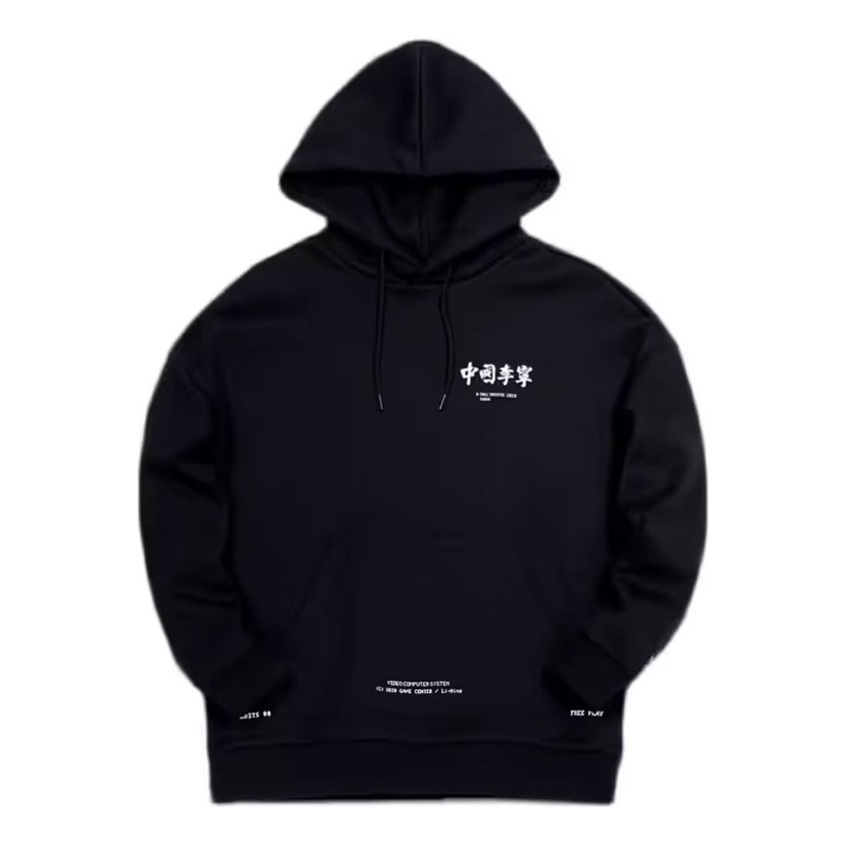 Mikina Li-Ning Loose Pullover Hoodie Čierna | AWDQ621-3, 0