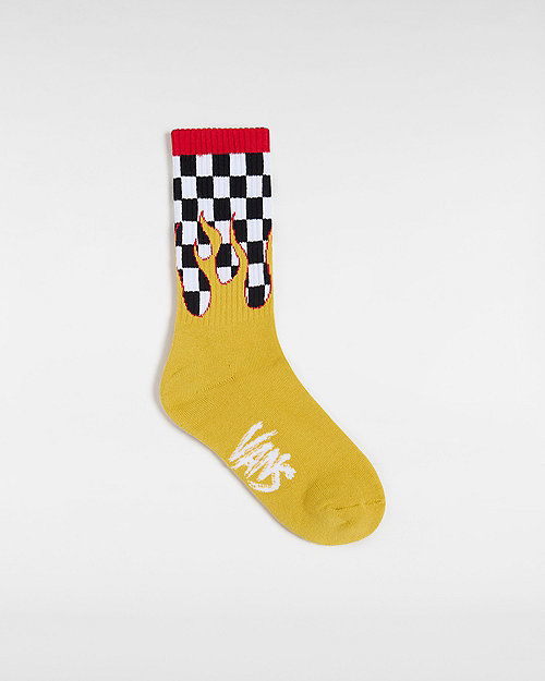 Ponožky Vans Vans Road Stop Crew Socks (4-8 Years) Žltá | VN000MNEZX7, 0