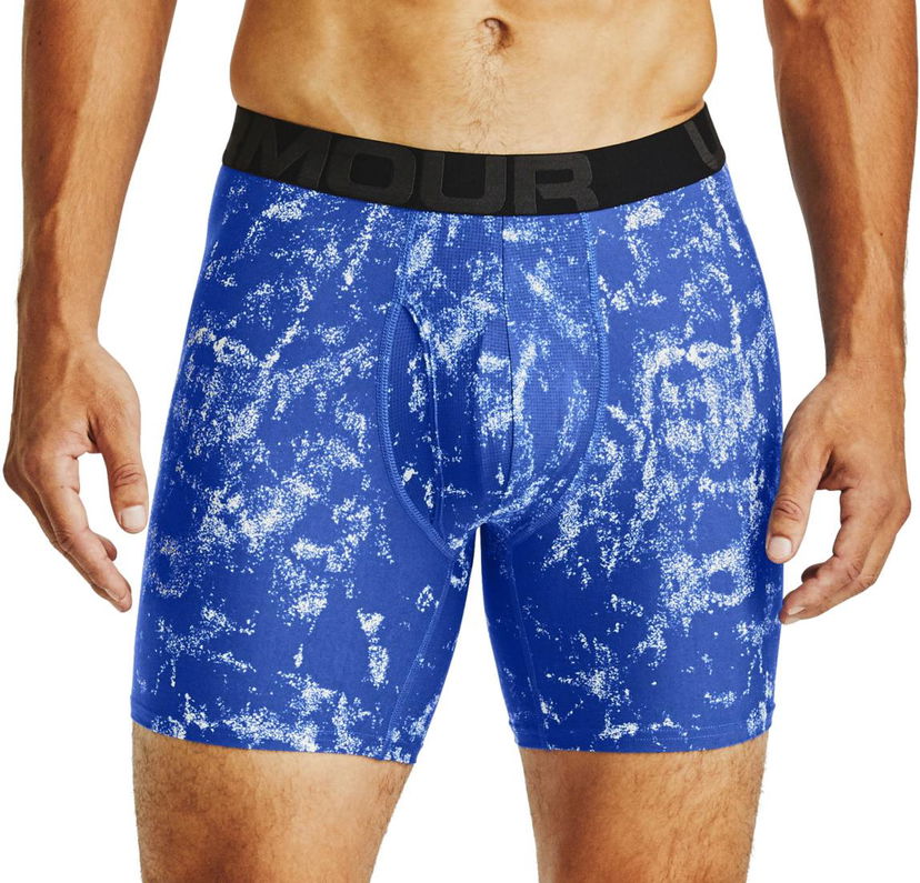 Boxerky Under Armour Tech 6-inch Novelty Boxer Briefs 2-Pack Modrá | 1363621-401