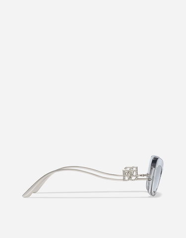 Slnečné okuliare Dolce & Gabbana Dolce & Gabbana DG Crystal Cat-Eye Sunglasses Šedá | VG4467VP16G9V000, 3