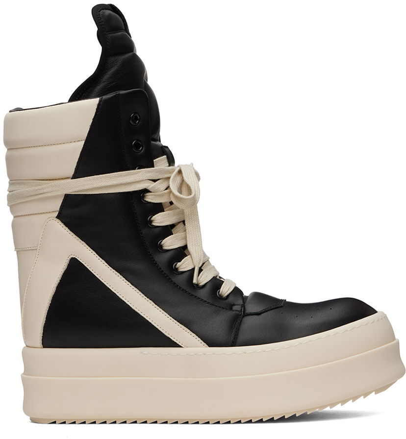 Tenisky a topánky Rick Owens Rick Owens Porterville Mega Geobasket Čierna | RU02D6855 LCO