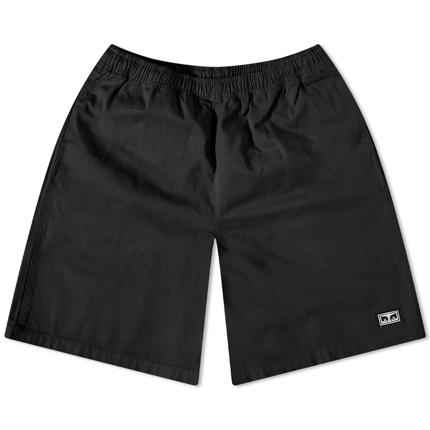 Šortky OBEY Easy Relaxed Twill Shorts Čierna | 172120078-BLK, 0