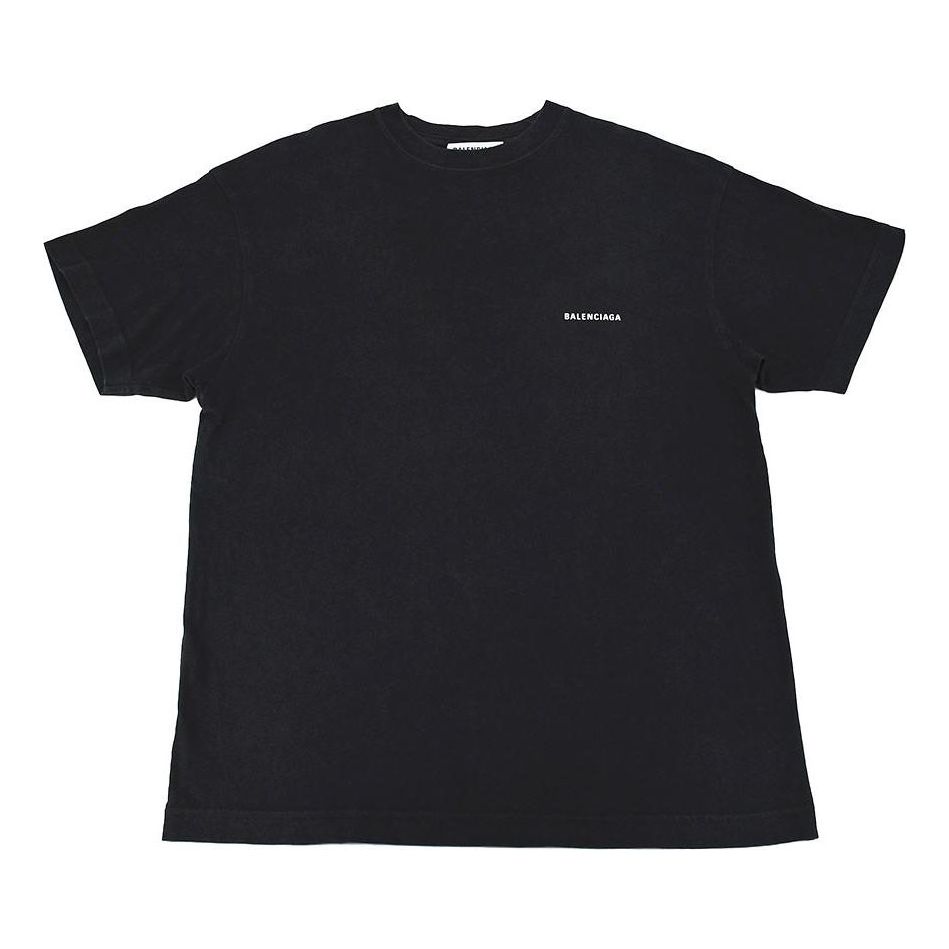 Tričko Balenciaga Balenciaga Small Logo Print T-Shirt Čierna | 613969TYK281000, 0