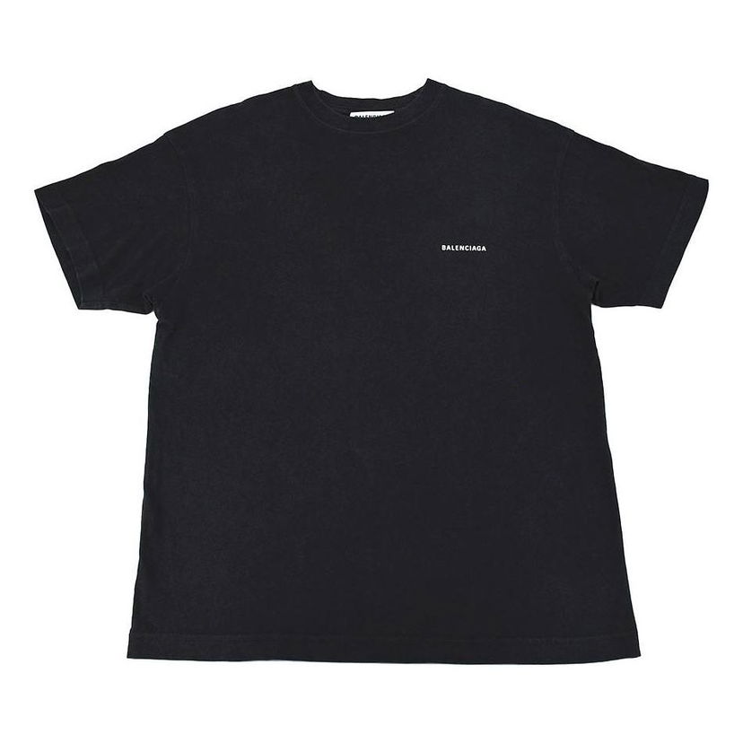 Tričko Balenciaga Balenciaga Small Logo Print T-Shirt Čierna | 613969TYK281000