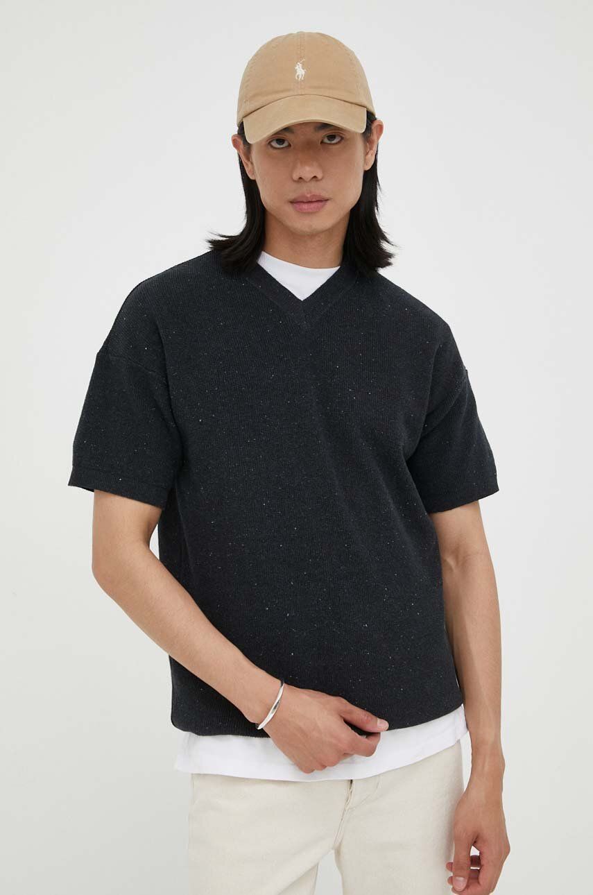 Sveter American Vintage Sweater Čierna | MDOZ18A, 0
