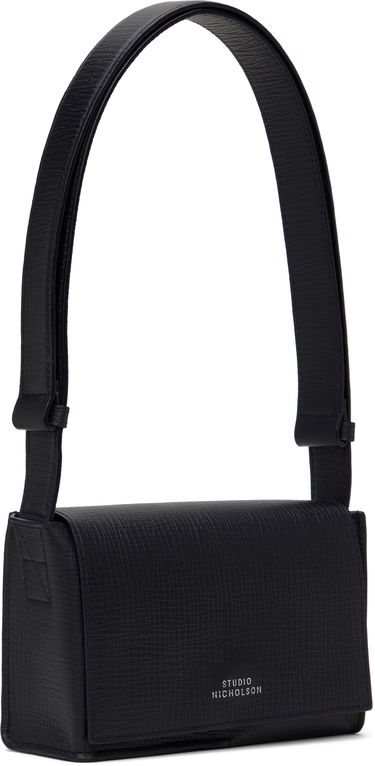 Taška cez rameno Studio Nicholson Studio Nicholson Meshi Mini Leather Bag Navy | MESHI SN - 757, 1