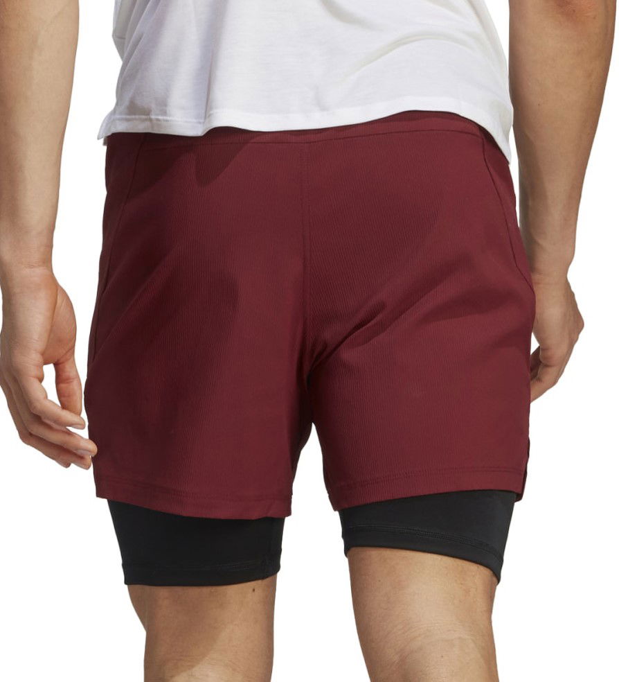 Šortky adidas Originals 2-in-1 Training Shorts Vínová | il1394, 0