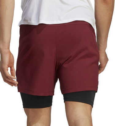 Šortky adidas Originals 2-in-1 Training Shorts Vínová | il1394, 0