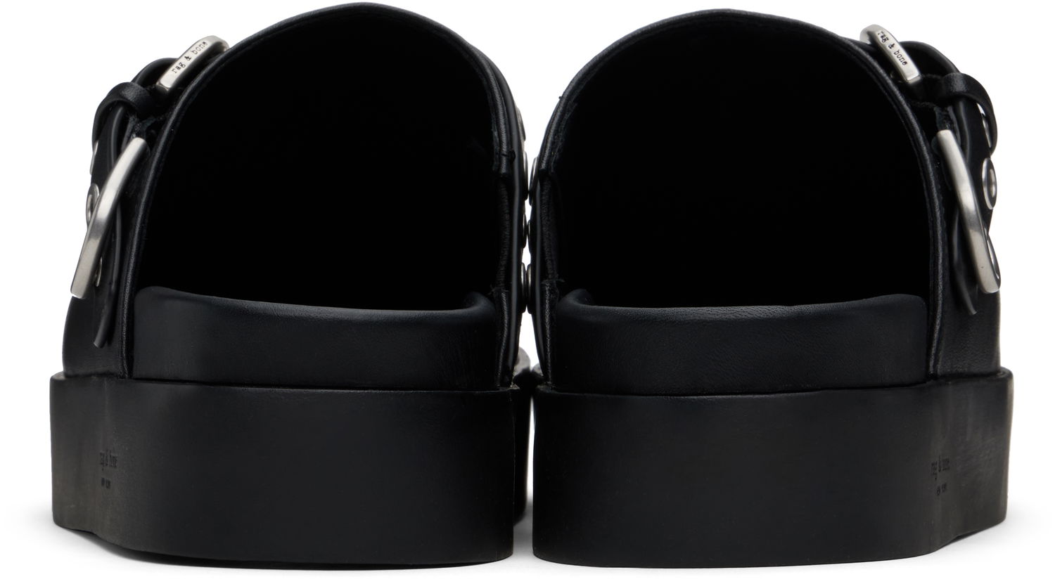 Oblečenie rag & bone Rag & Bone Geo Platform Mules Čierna | WFF24HF1003LE03, 1