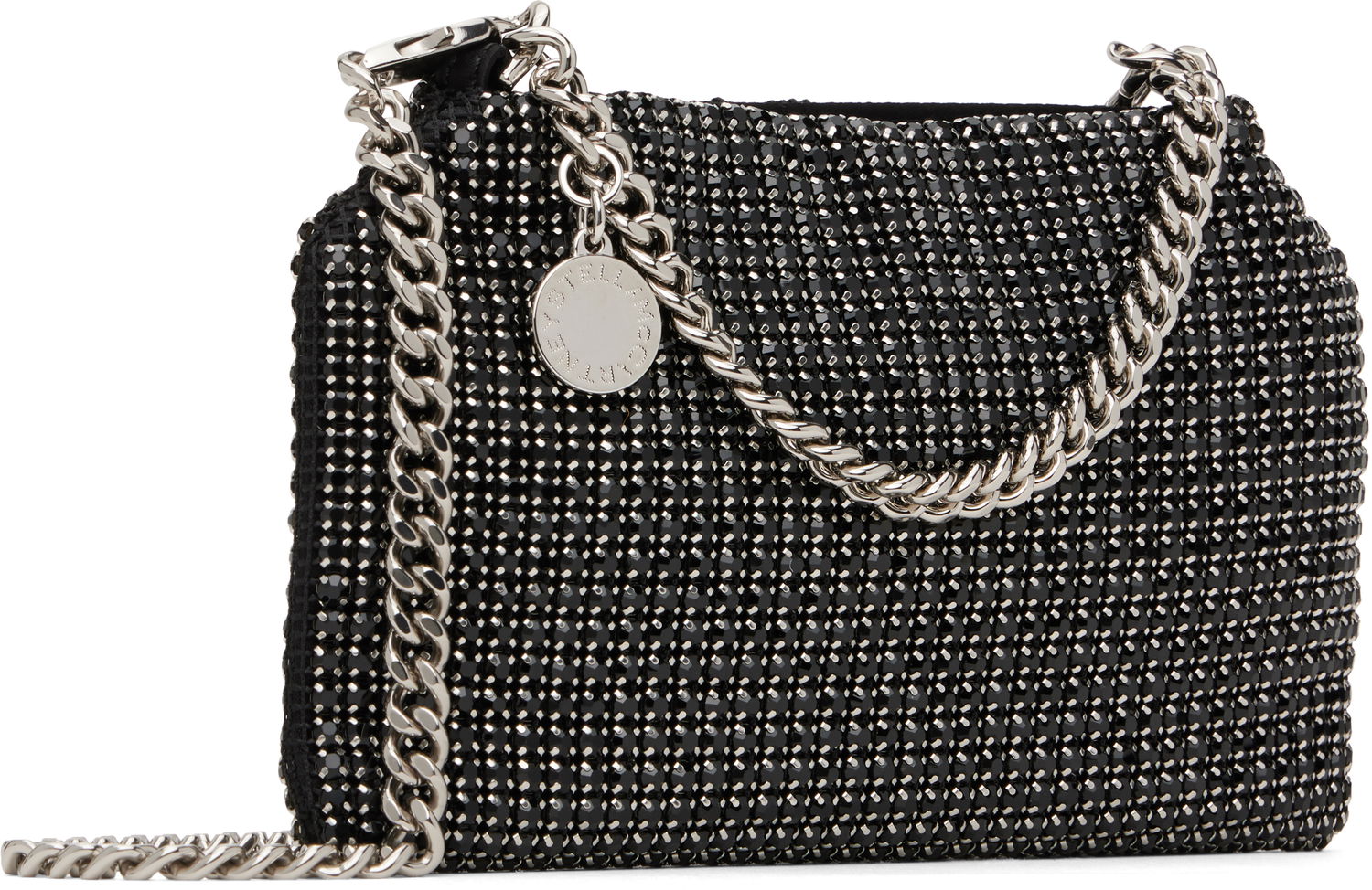 Kabelka Stella McCartney Stella McCartney Falabella Crystal Mesh Shoulder Bag Čierna | 7B0101WP0413, 1