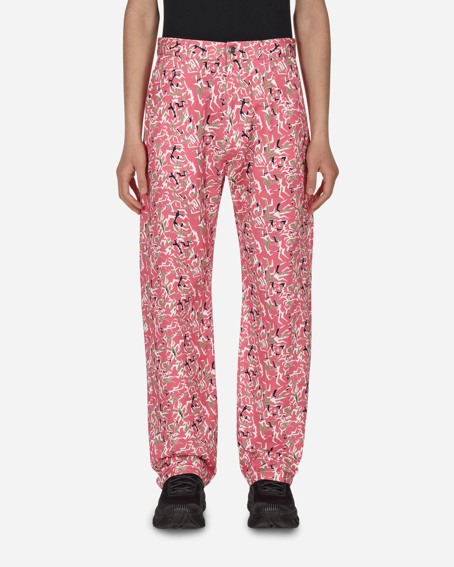 Nohavice PACCBET Workwear Floral Pants Ružová | PACC10P007 1, 0