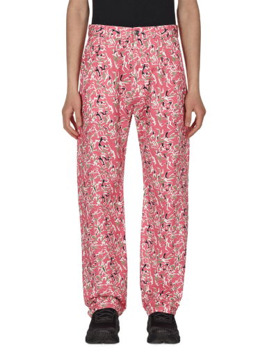 Nohavice PACCBET Workwear Floral Pants Ružová | PACC10P007 1