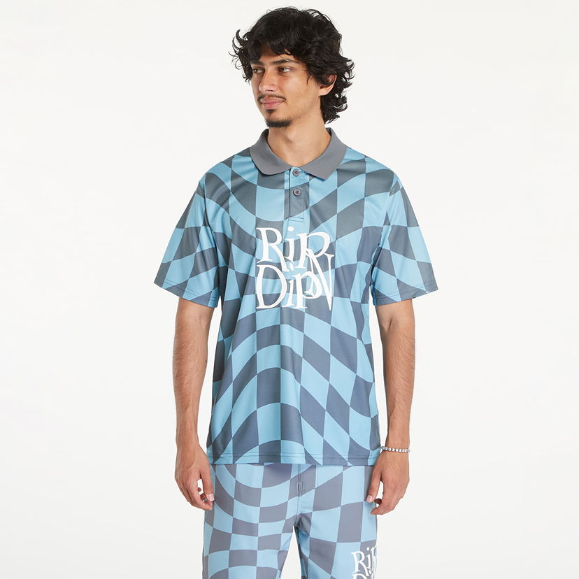 Tričko RIPNDIP Quantum Groove Soccer Jersey Slate Modrá | RNDSUM24105