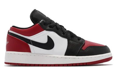Tenisky a topánky Jordan Air Jordan 1 Low "Bred Toe" GS Červená | 553560-612, 0