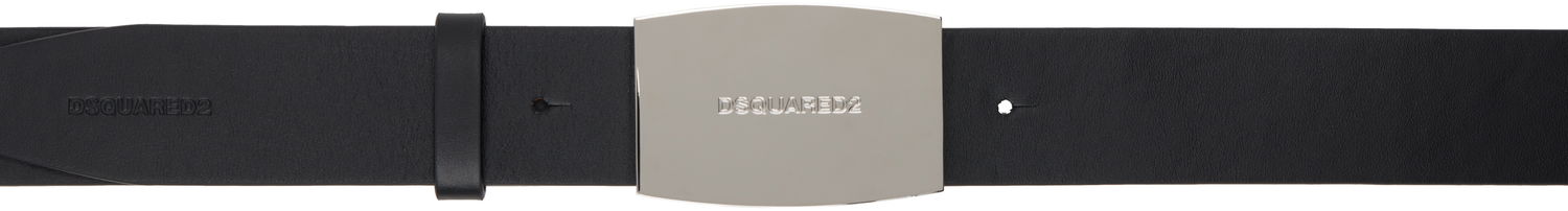 Opasok DSQUARED2 Dsquared2 City Nights Plaque Belt Čierna | BEM0622_01500001_M802, 0