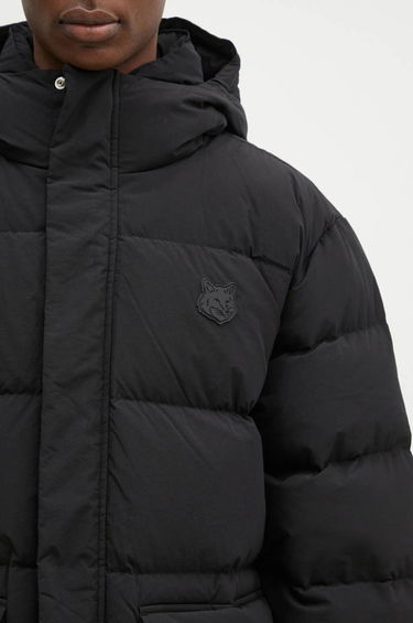 Prešívaná bunda MAISON KITSUNÉ Hooded Down Puffer Coat Čierna | NM02209WQ4031, 3