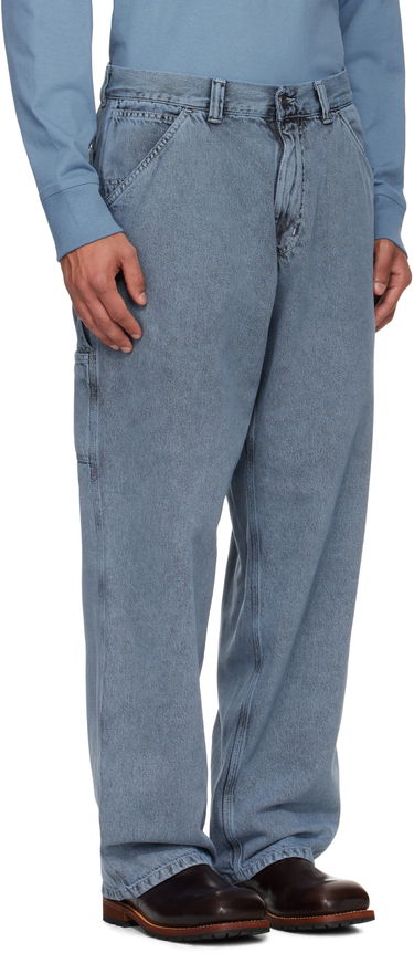 Džínsy Carhartt WIP Single Knee Jeans Modrá | I035819, 1