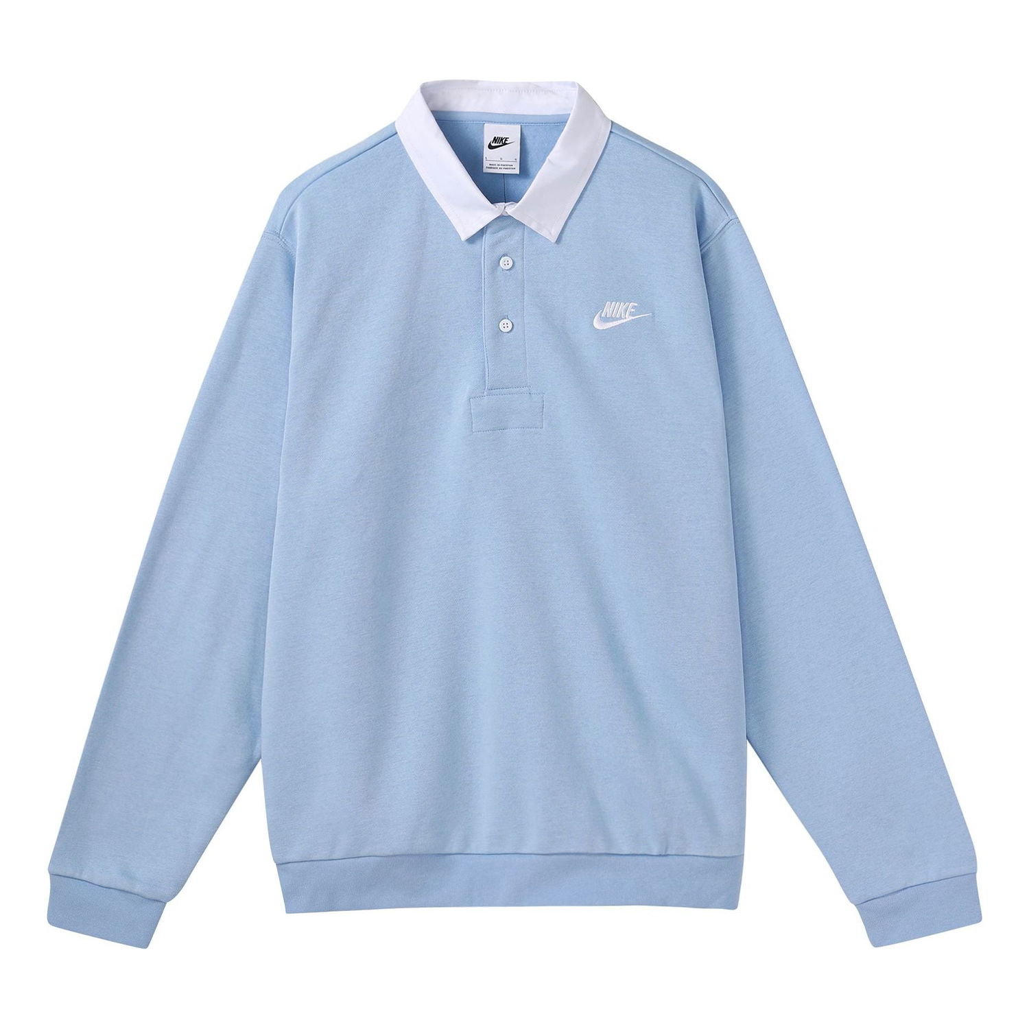 Mikina Nike Club Fleece Polo Modrá | DX0538-479, 0