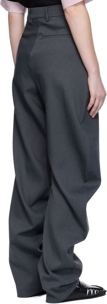 Nohavice Charles Jeffrey Loverboy Charles Jeffrey LOVERBOY Topsy Turvy Wide-Leg Trousers Šedá | 52030406, 2