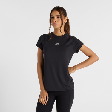 Tričko New Balance Women's Training T-Shirt Čierna | NBWT51223BK, 0